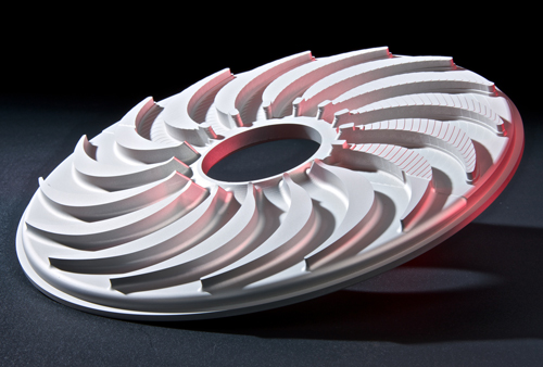 Precision engineered impeller component